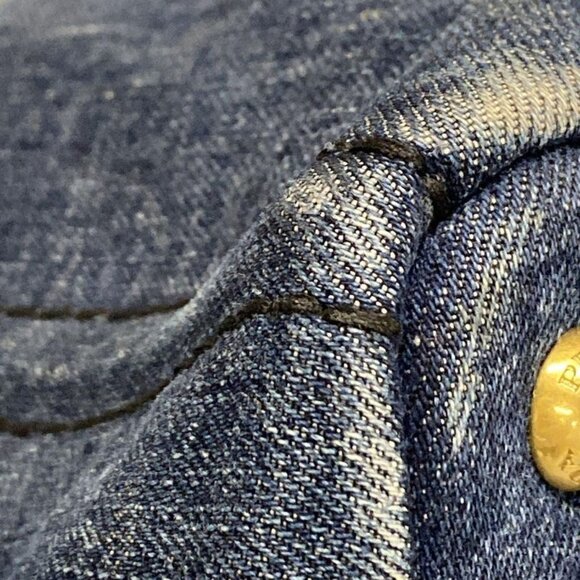 Prada Tote Canapa Navy - Picture 6 of 15